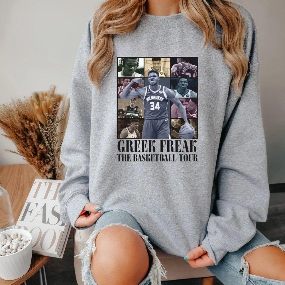 Milwaukee Basketball Sport Grey Sweatshirt, Giannis Antetokounmpo Shirt